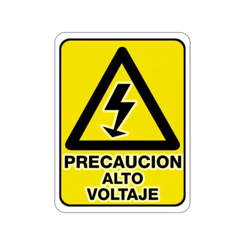 Precaución Alto Voltaje