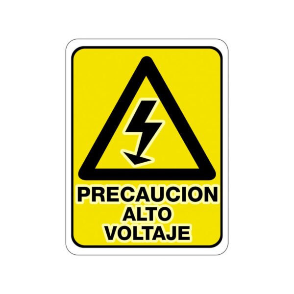 Precaución Alto Voltaje