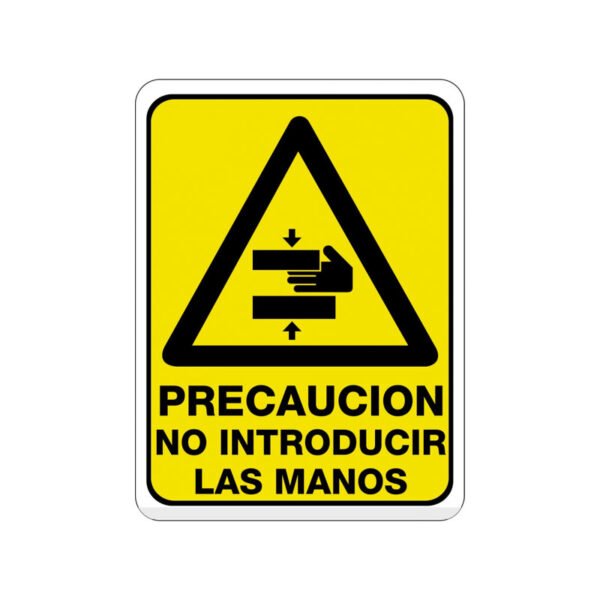 Peligro No Introducir las Manos