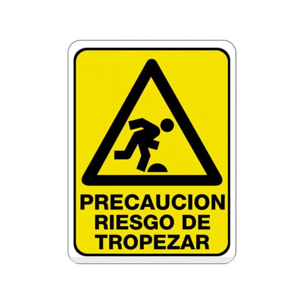 Precaución Riesgo de tropezar