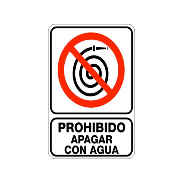 prohibido-apagar-con-agua Prohibido Apagar con Agua